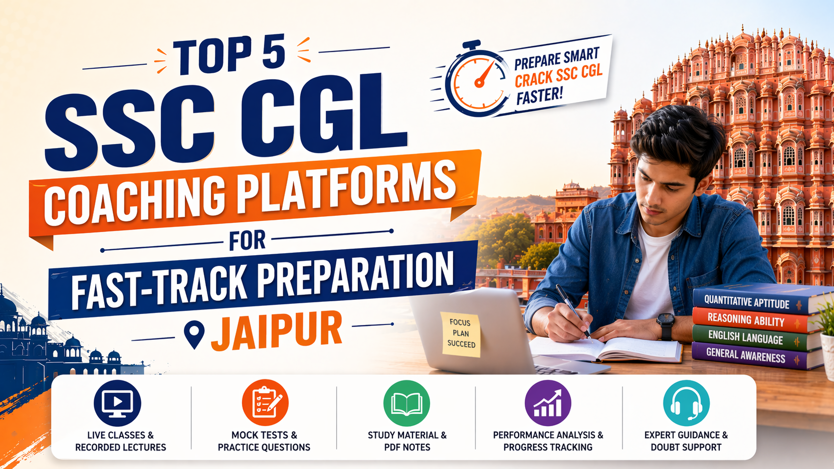 Best 5 SSC CGL Coaching Platforms in Jaipur